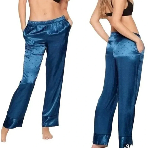 Victoria's Secret Blue Pajama Pants - Picture 1 of 4